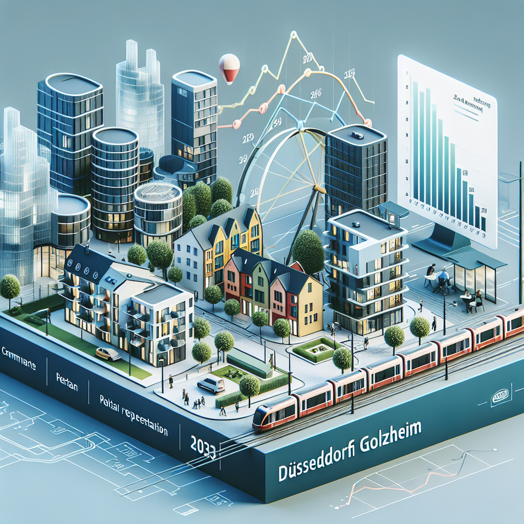 Faktoren für Mietpreise in Düsseldorf Golzheim 2023.